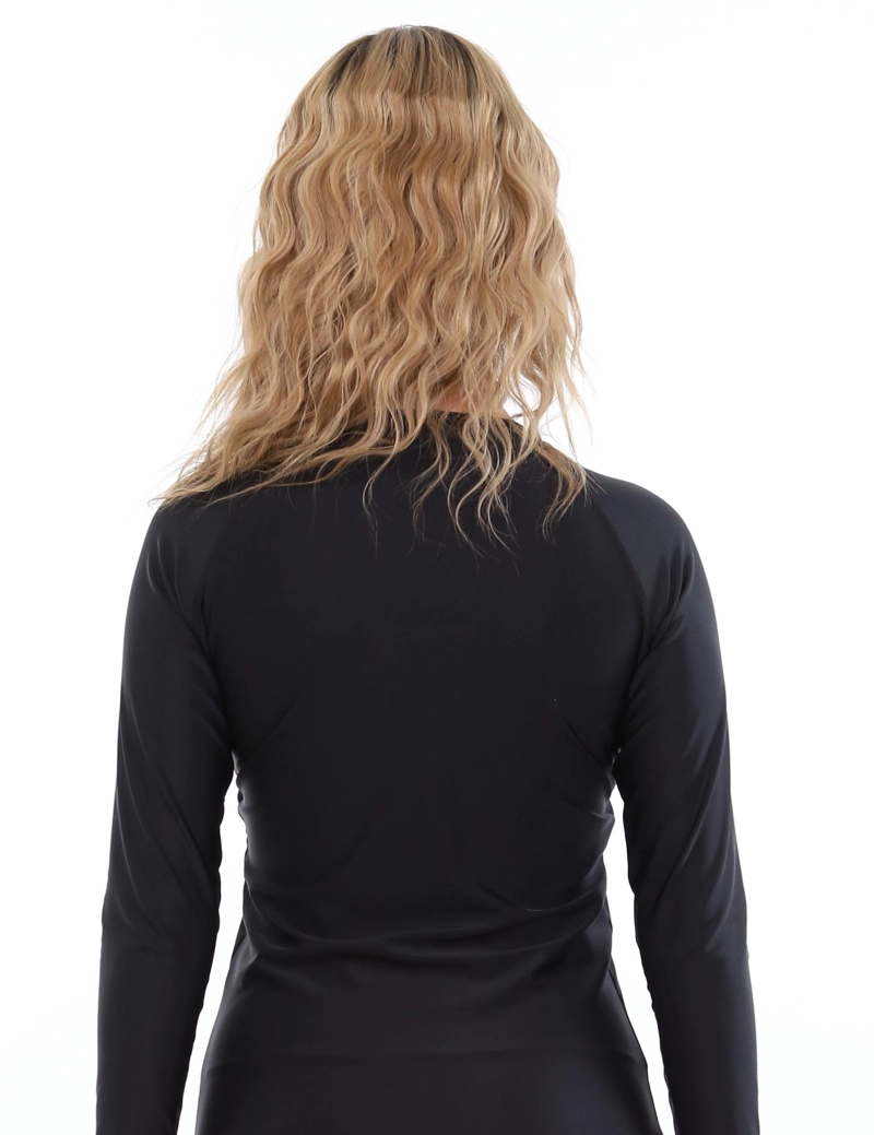 POLERA LICRA MUJER SAMIA NEGRO PROTECCIÓN UV - 2