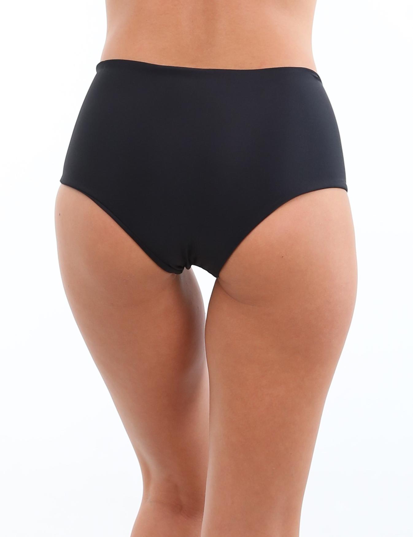 TANGA LICRA MUJER SAMIA NEGRO BIKINI PIN UP REVERSIBLE - 3