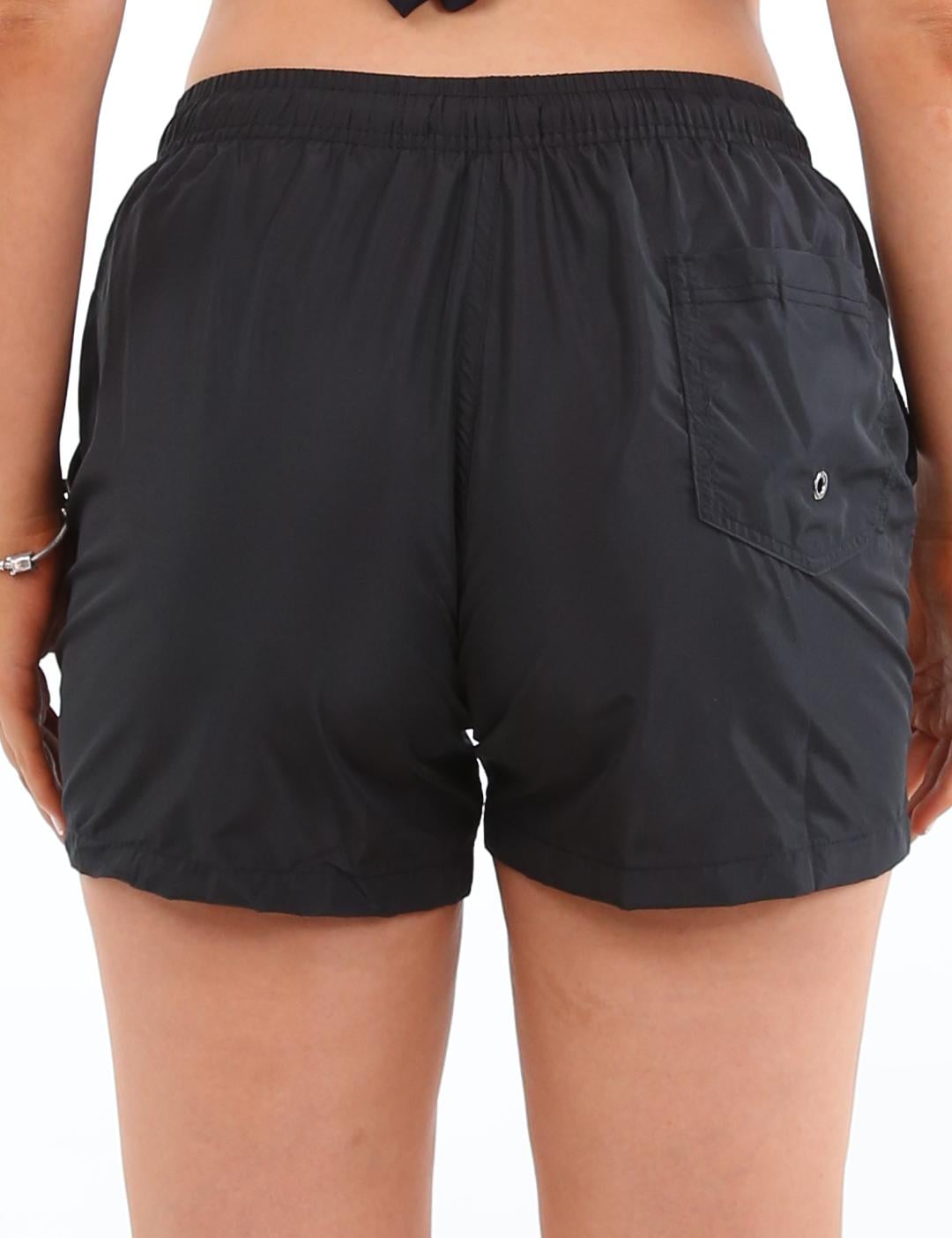 TRAJE BAÑO MUJER SAMIA NEGRO SHORT - 3