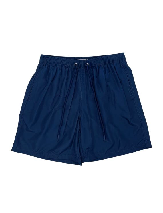 TRAJE DE BAÑO SHORT LARGO AZUL MARINO MUJER - 6