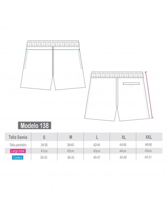 SHORT LARGO EN COLOR NEGRO MUJER - EN COLOR NEGRO - XXL - 5