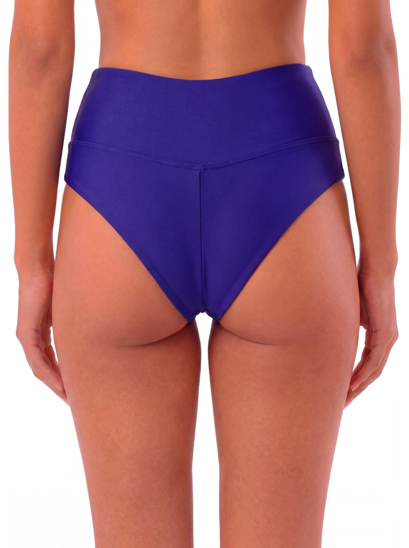 BIKINI MUJER TANGA PIN UP AZUL BRILLANTE - 2