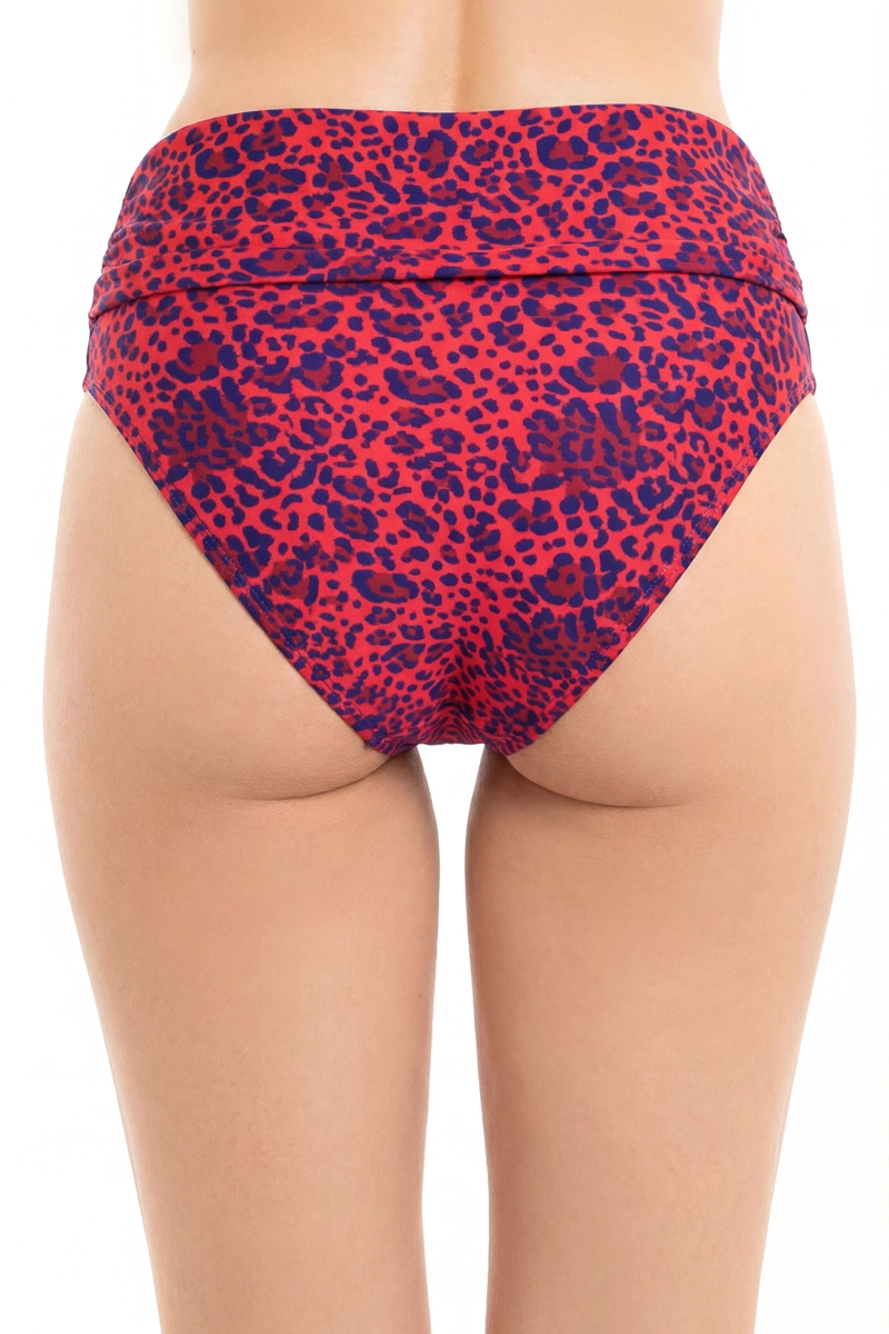 BIKINI CALZON PIN UP DOBLE USO ANIMAL PRINT BRILLANTE - 2