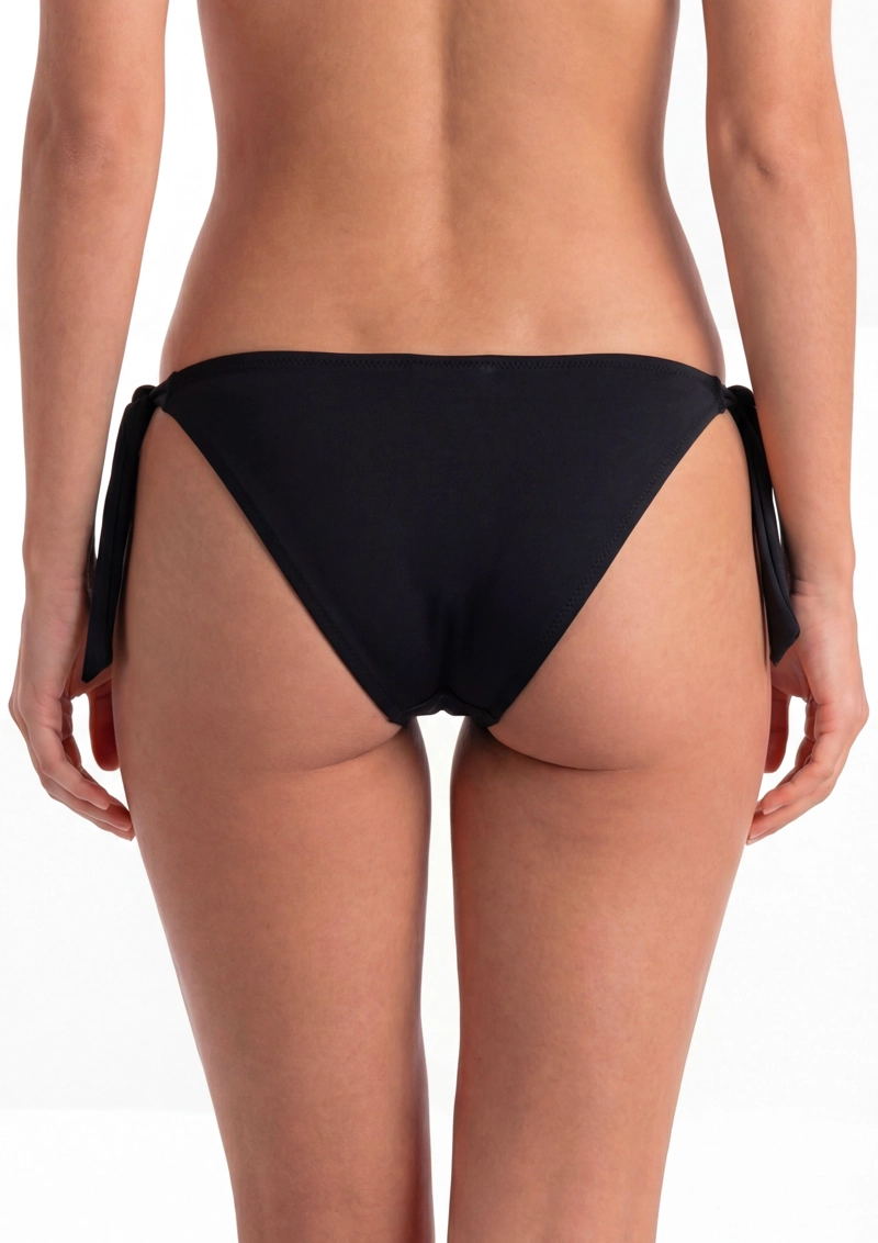 BIKINI MUJER CALZON TANGA AMARRAS NEGRO - 2