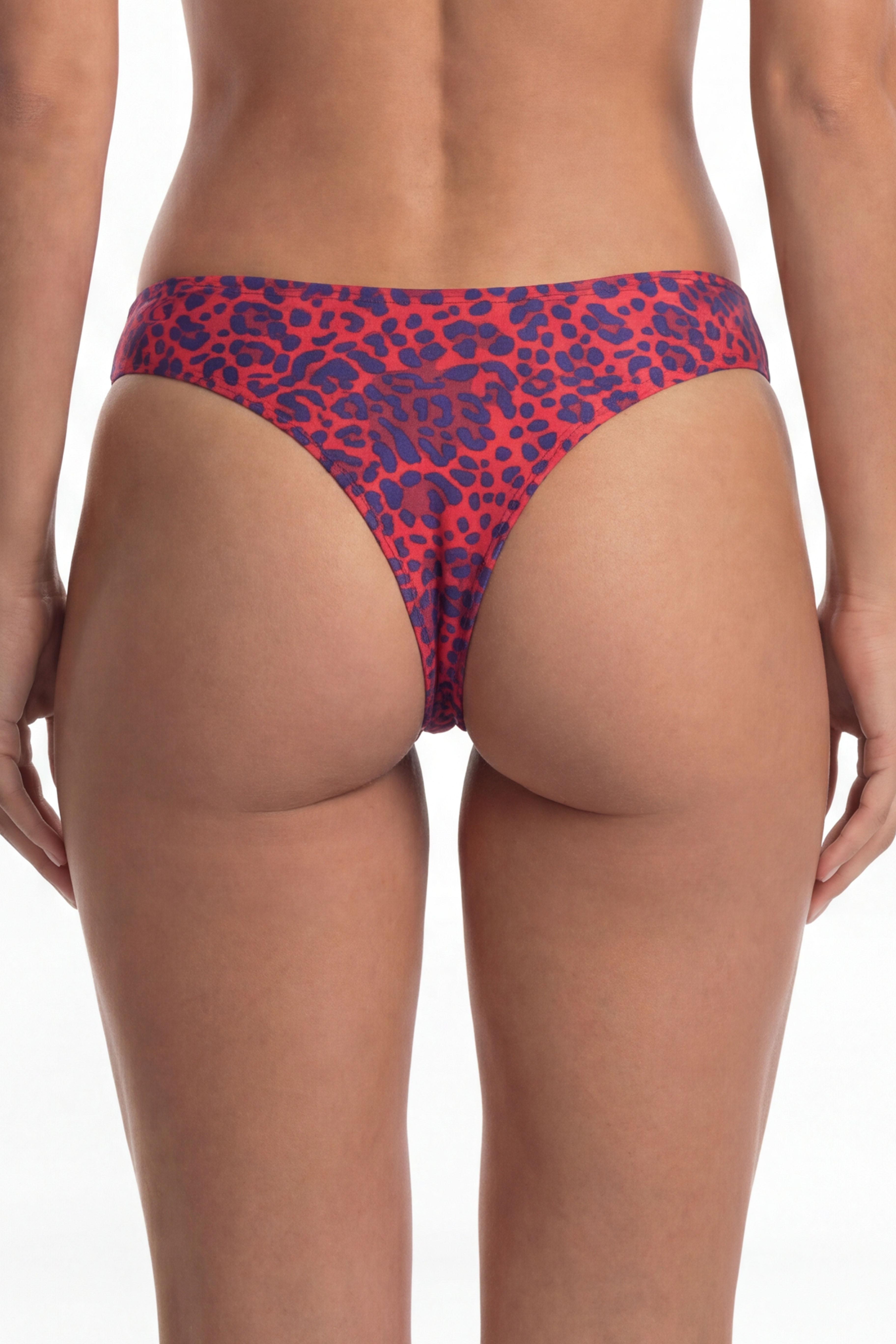 BIKINI CULOTE TANGA ANIMAL PRINT BRILLANTE - 2
