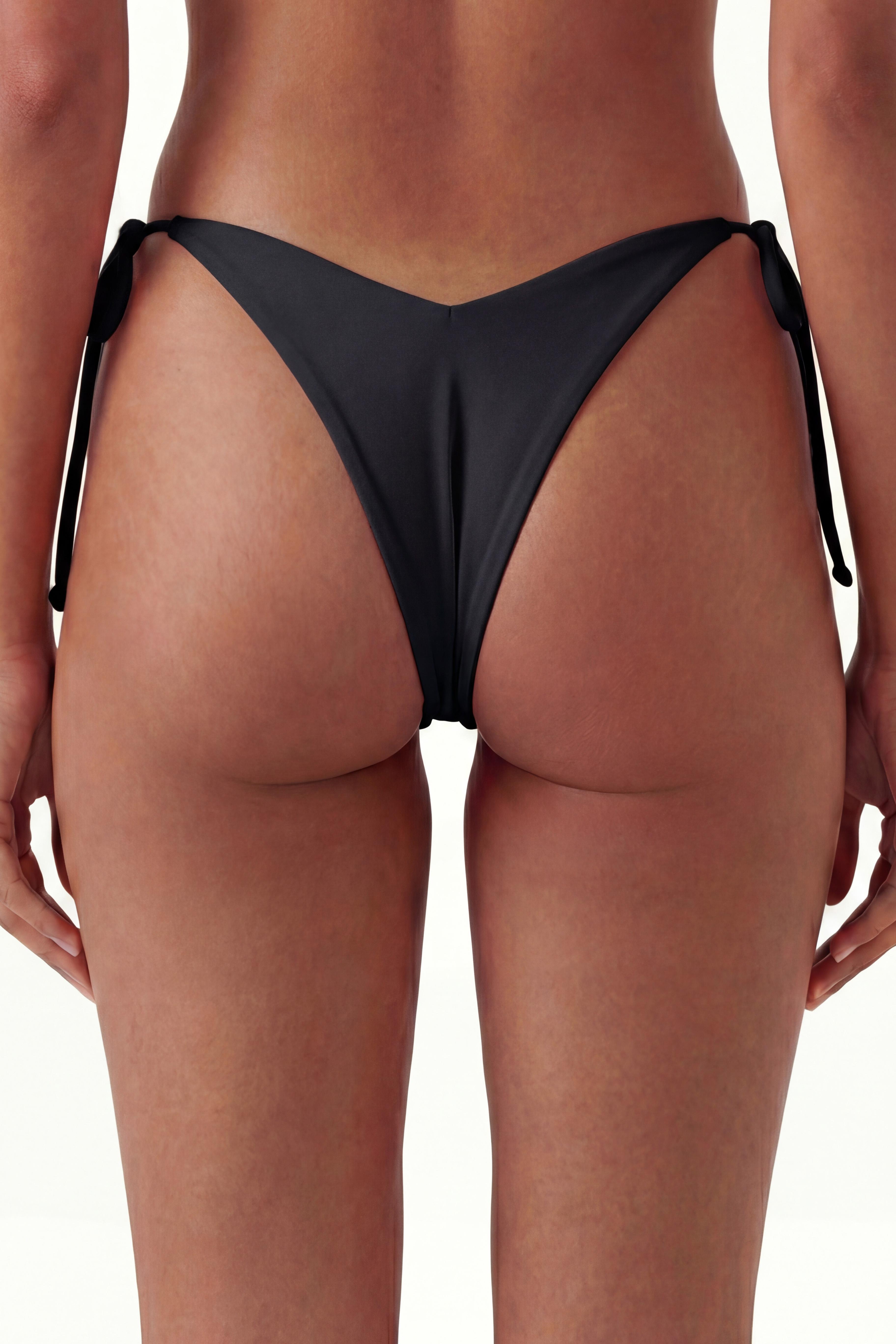 BIKINI COLALES CON AMARRAS NEGRO - NEGRO - XL - 2