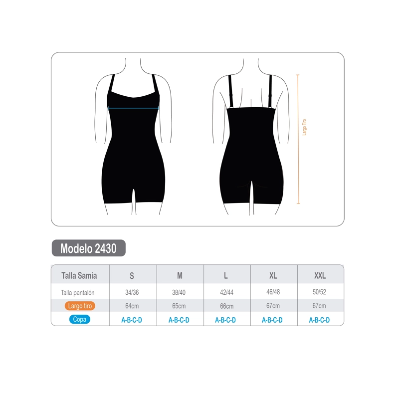 TRAJE DE BAÑO MUJER NATACION PIERNA CORTA CLASICO NEGRO - 3