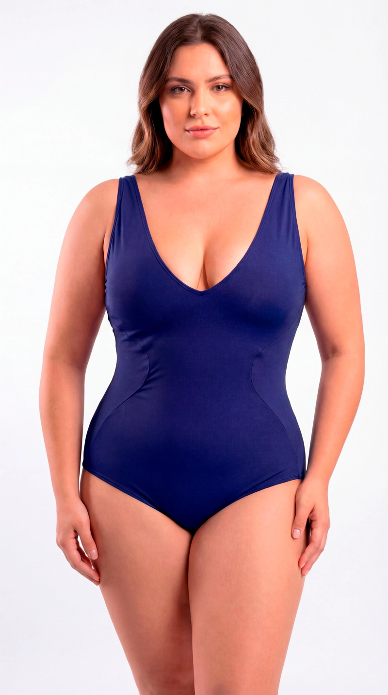 TRAJE DE BAÑO REDUCTOR AJUSTABLE AZUL - 3
