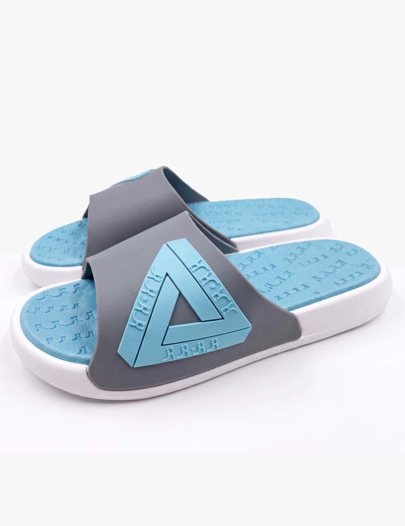 SANDALIAS UNISEX DE GOMA GRIS - GRIS - 40-41 - 2