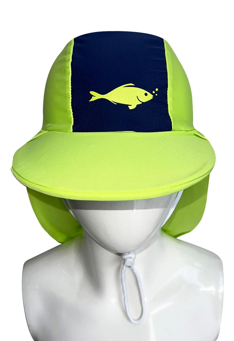GORRO NIÑO TRAJE DE BAÑO VERDE PROTECCION SOLAR - 3