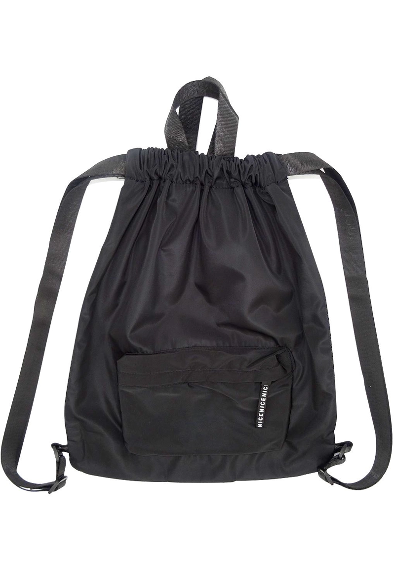 BOLSO TIPO MORRAL DEPORTIVO NEGRO - 1