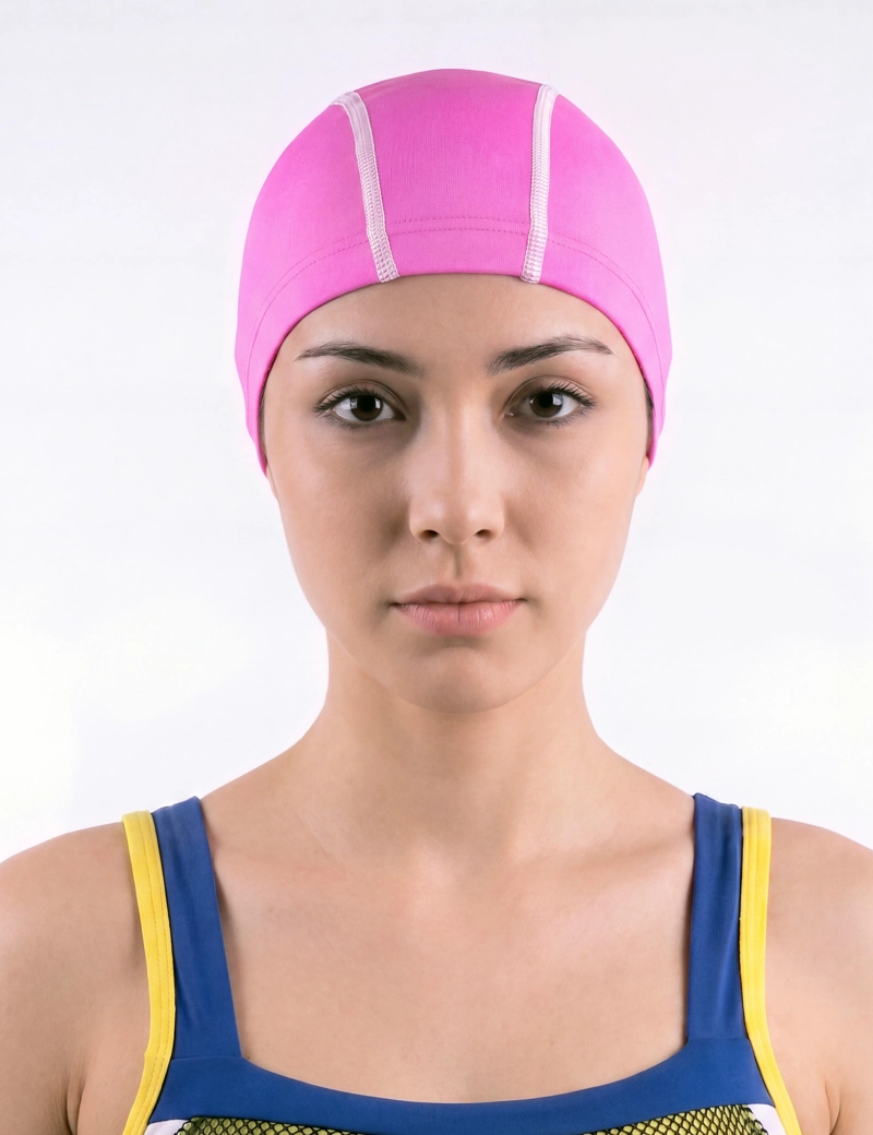 GORRO DEPORTIVO DE LYCRA PARA NATACION FUCSIA - FUCSIA - L - 1