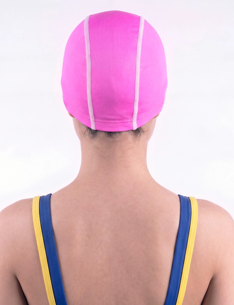 GORRO DEPORTIVO DE LYCRA PARA NATACION FUCSIA - FUCSIA - L - 3
