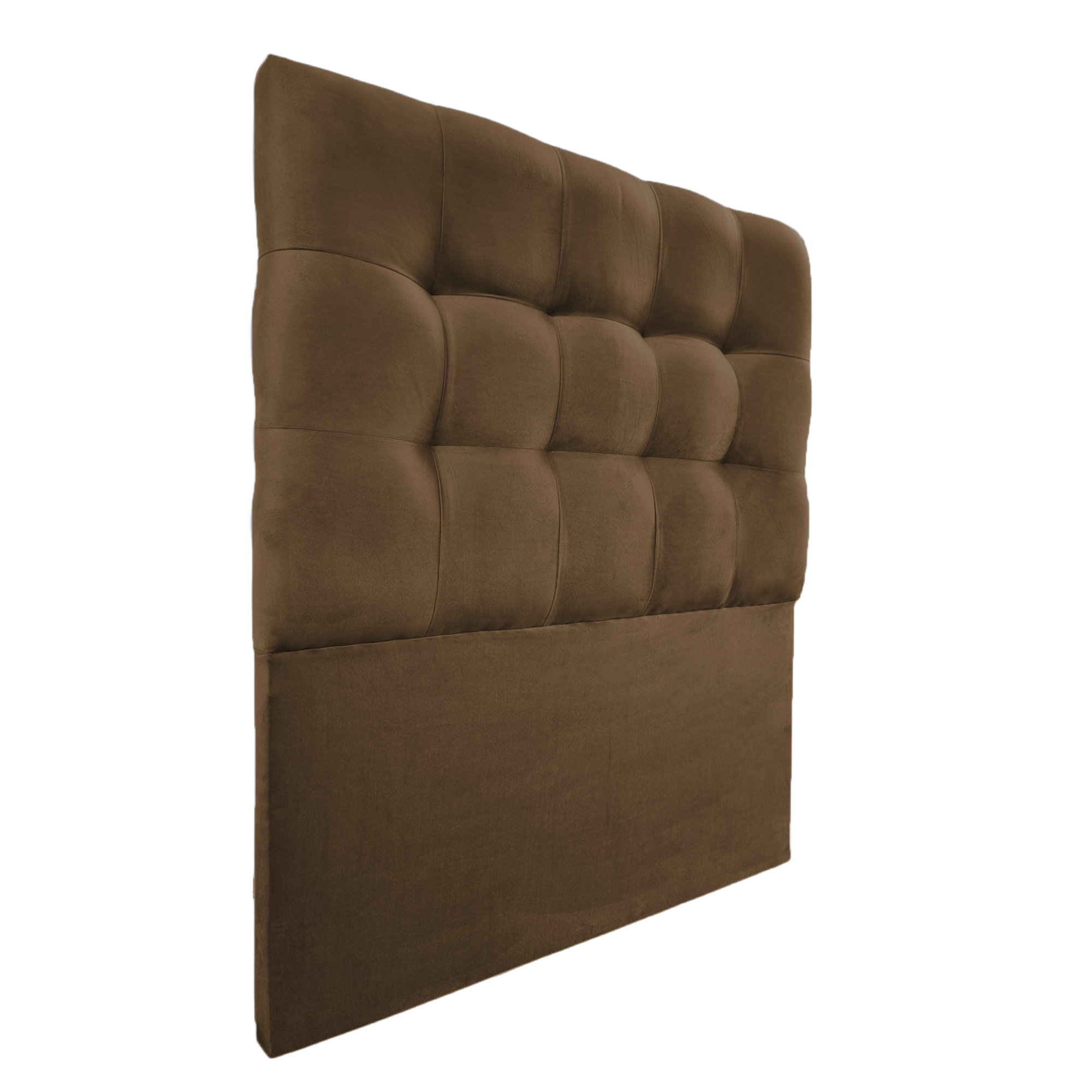 RESPALDO MUEBLES BARCELONA CAMA VALENCIA 1 PLAZA FELPA CAFÉ - 3