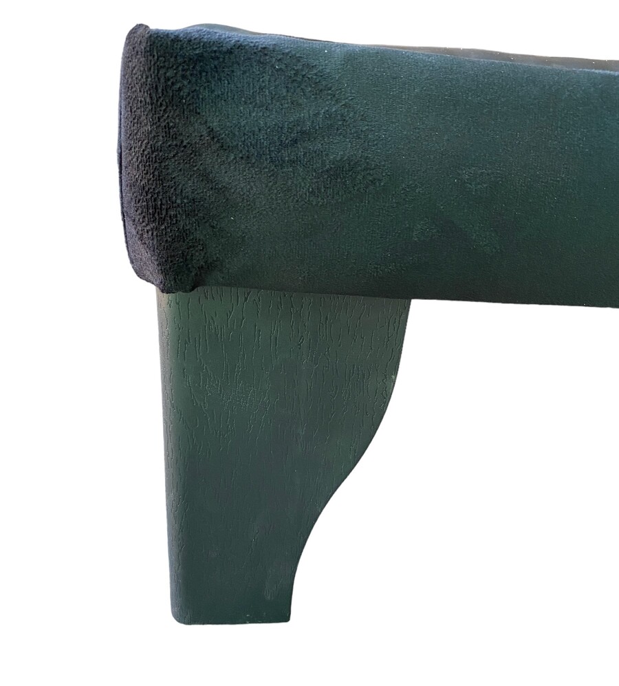 BASE CAMA EUROPEA MUEBLES BARCELONA 1 PLAZA FELPA NEGRO - 3