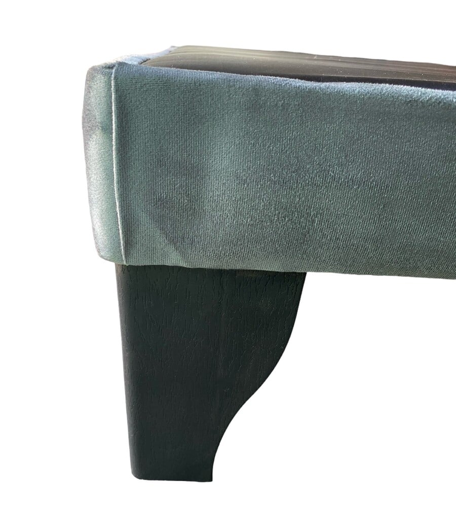 BASE CAMA EUROPEA MUEBLES BARCELONA KING DIVIDIDA FELPA GRIS - 3