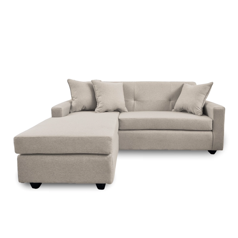 SOFA L INTERCAMBIABLE NEW SEVILLA LINO BEIGE - 4