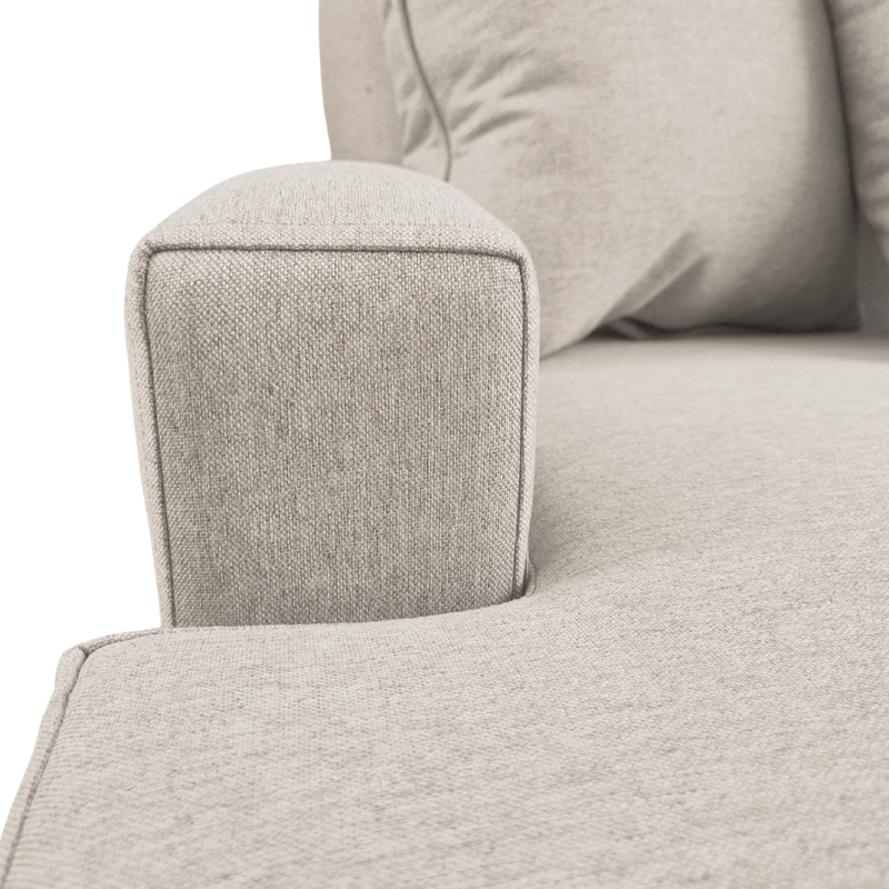 SOFA L INTERCAMBIABLE NEW SEVILLA LINO BEIGE - 5