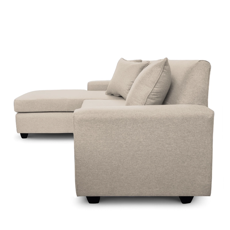 SOFA L INTERCAMBIABLE NEW SEVILLA LINO BEIGE - 6