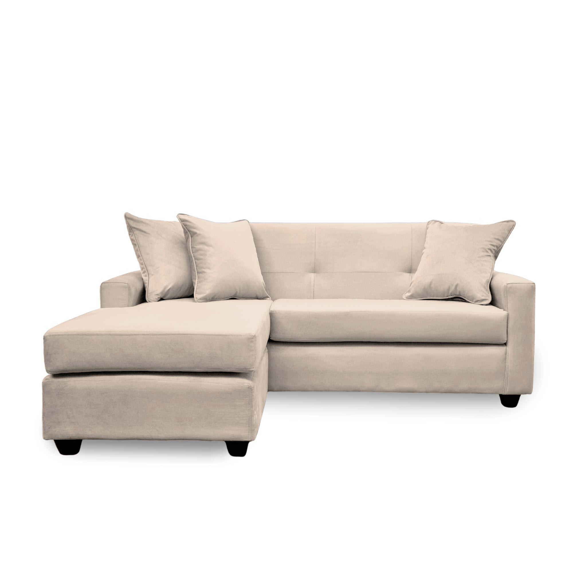 SOFA L INTERCAMBIABLE NEW SEVILLA FELPA BEIGE - 3