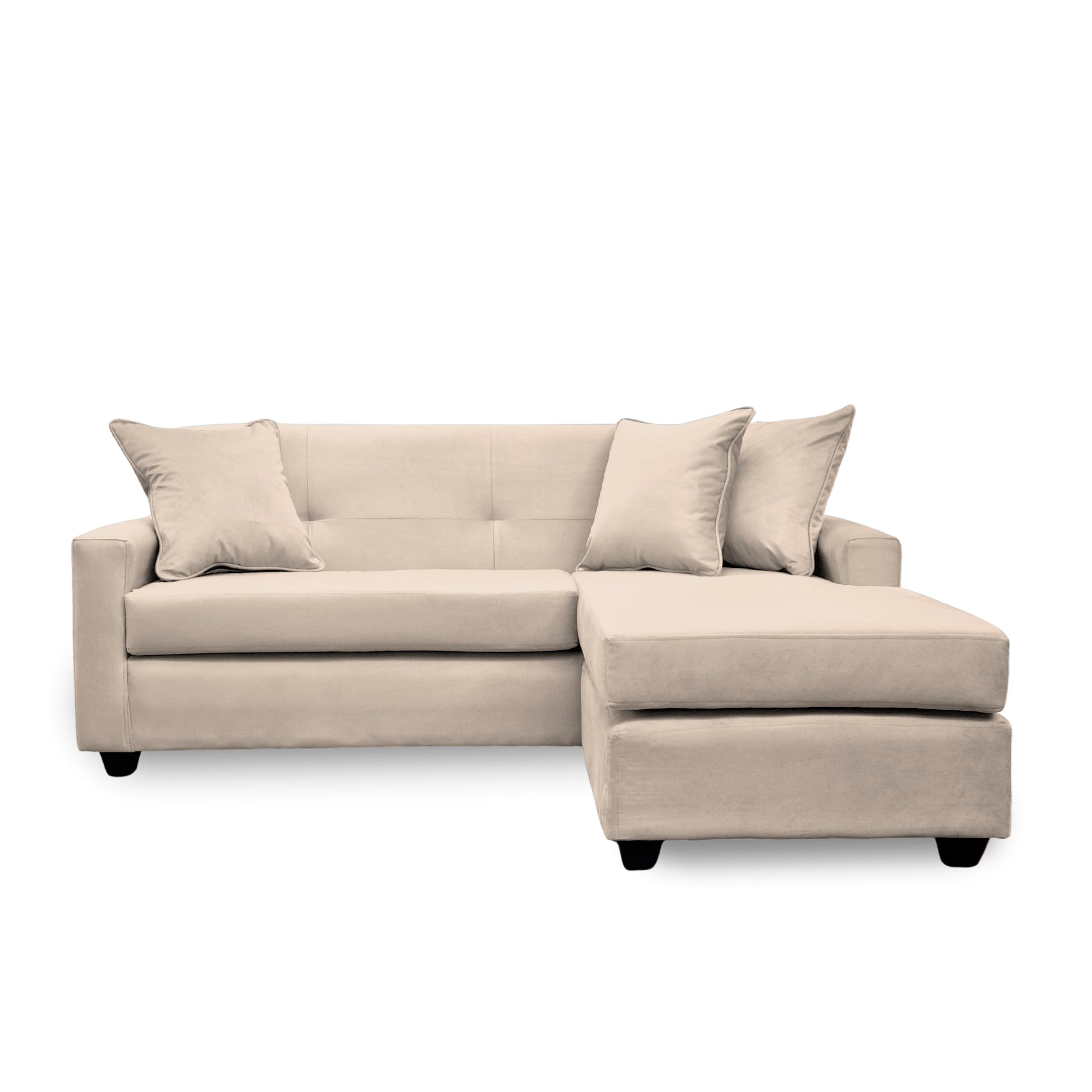 SOFA L INTERCAMBIABLE NEW SEVILLA FELPA BEIGE - 4