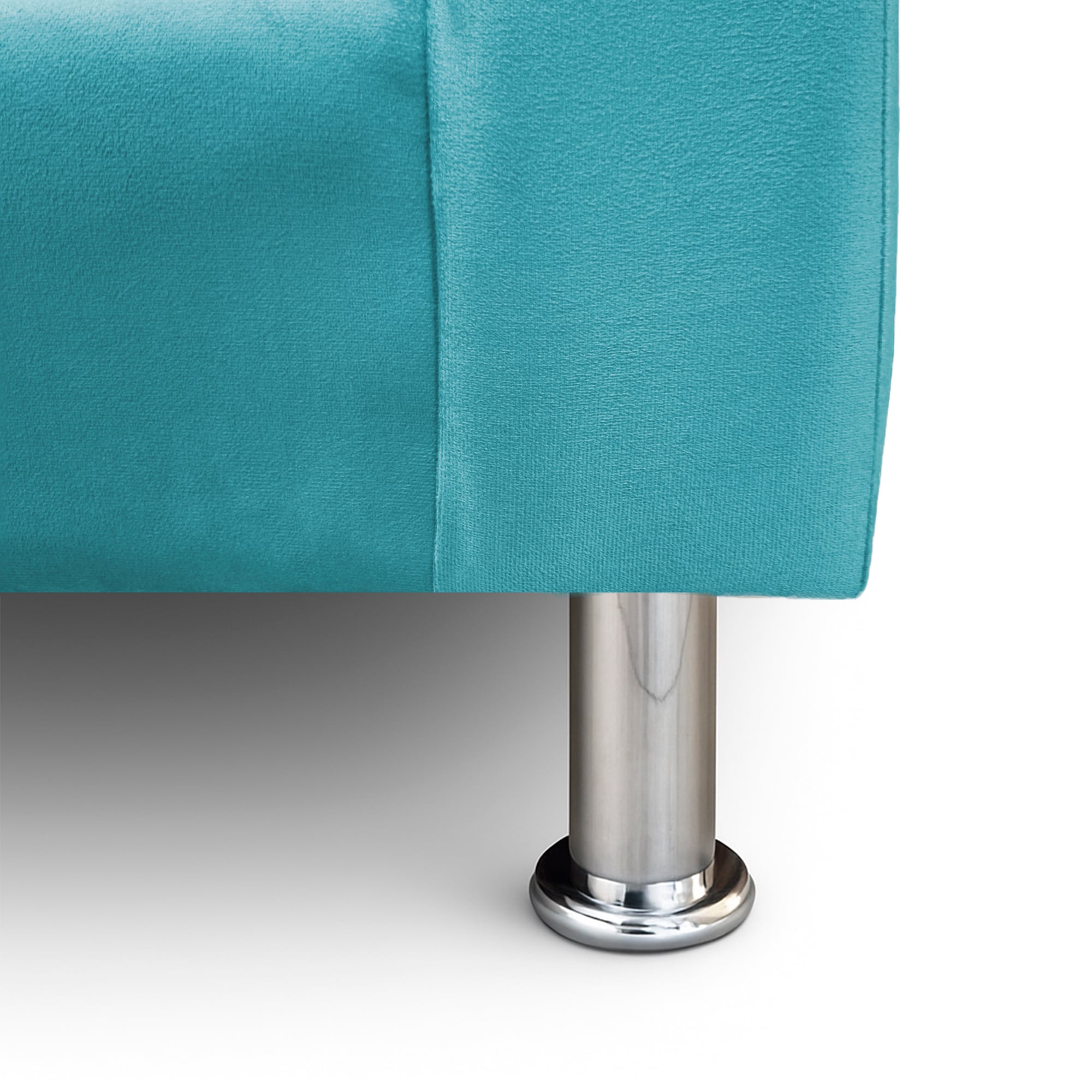 SOFA 2 CUERPOS NEW MALLORCA FELPA TURQUESA - 4
