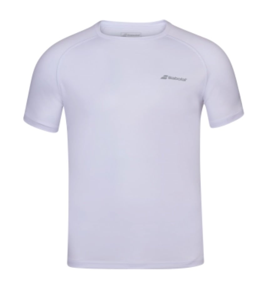 POLERA BABOLAT PLAY BLANCA TENIS/PADEL - 1