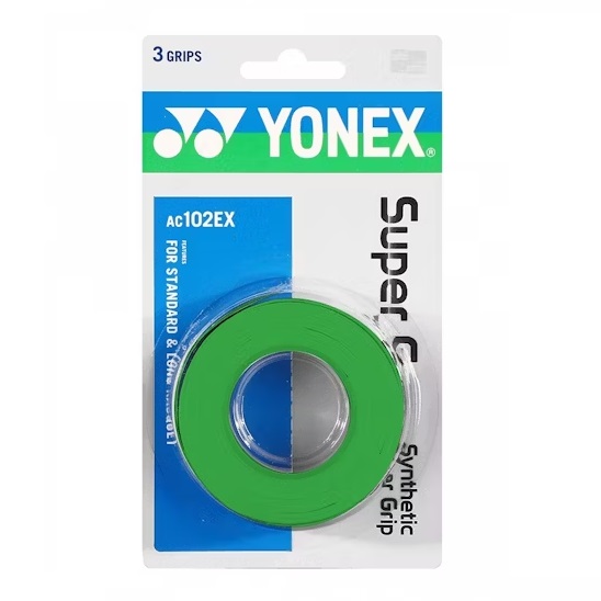 OVERGRIP YONEX SUPER GRAP VERDE X3 TENIS/PADEL - 1