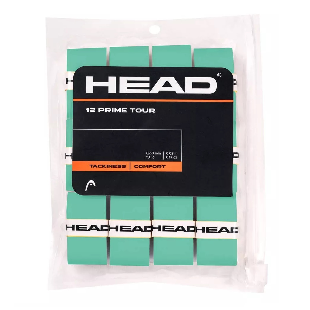 OVERGRIP HEAD PRIME TOUR TURQUESA X12 TENIS/PADEL - 1