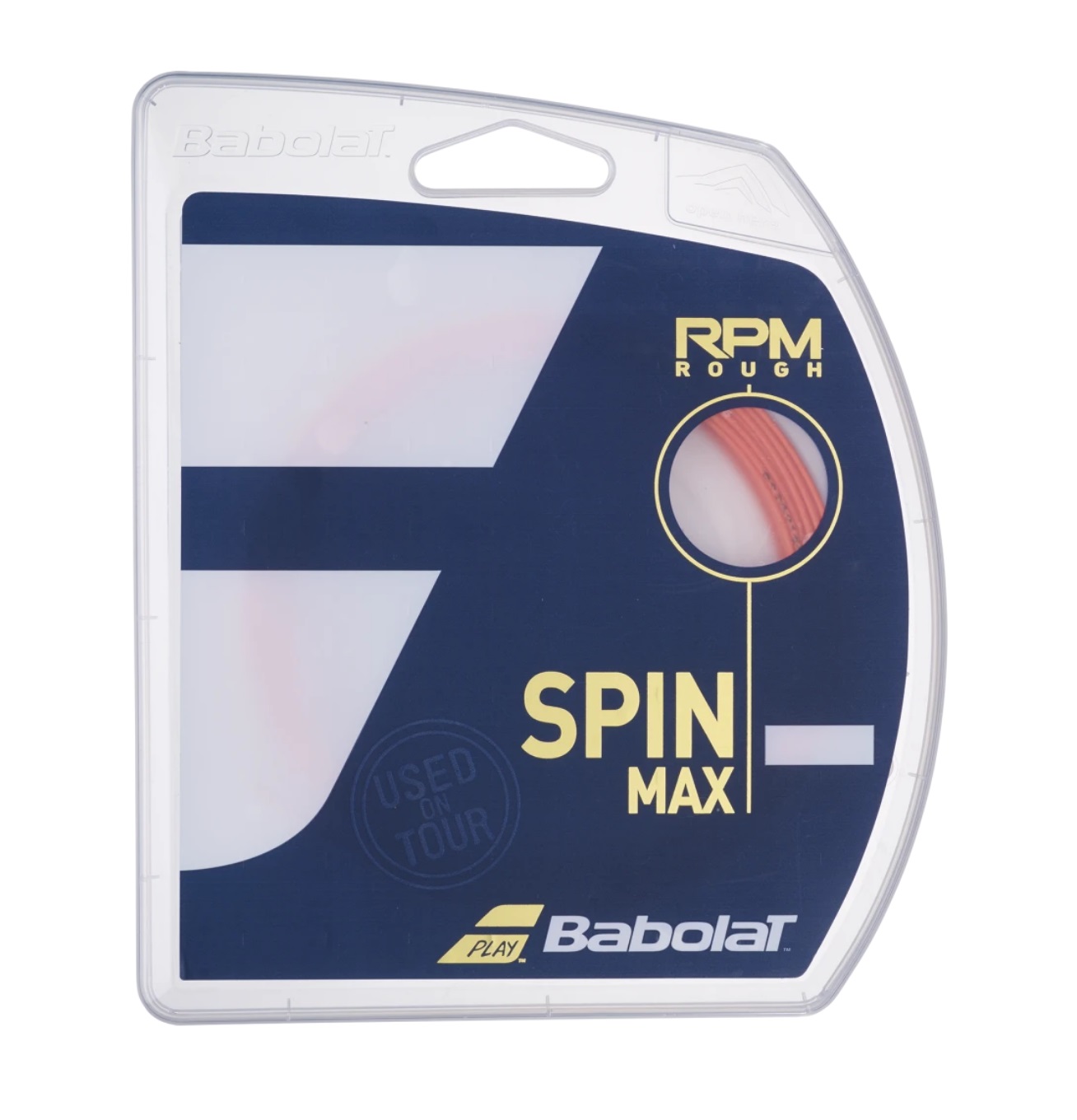 CUERDA BABOLAT RPM ROUGH ROJO FLUOR 1.25 - 12M - 1