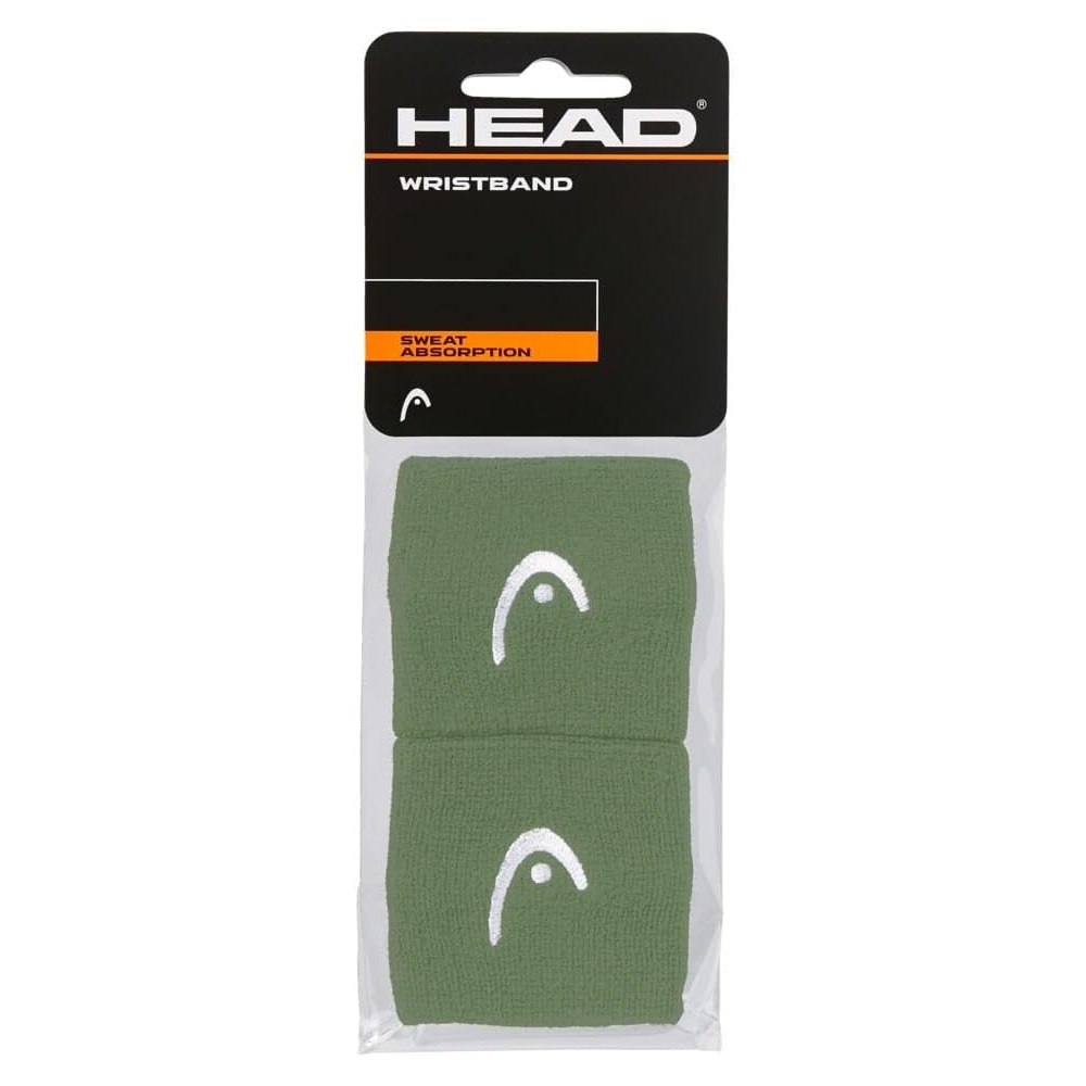 MUÑEQUERA HEAD 2.5'' VERDE X2 TENIS/PADEL - 1