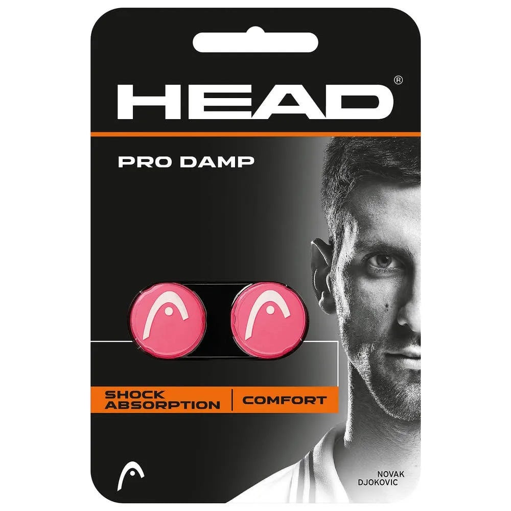 ANTIVIBRADOR TENIS HEAD SILICONA PRO DAMP ROSADO X2 - 1