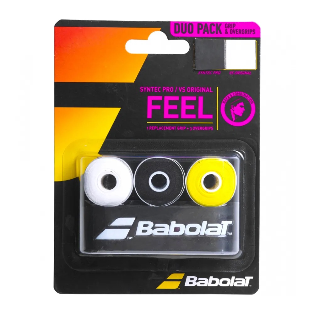GRIP BABOLAT SYNTEC PRO + OVERGRIP VS ORIGINAL TENIS PADEL - 1