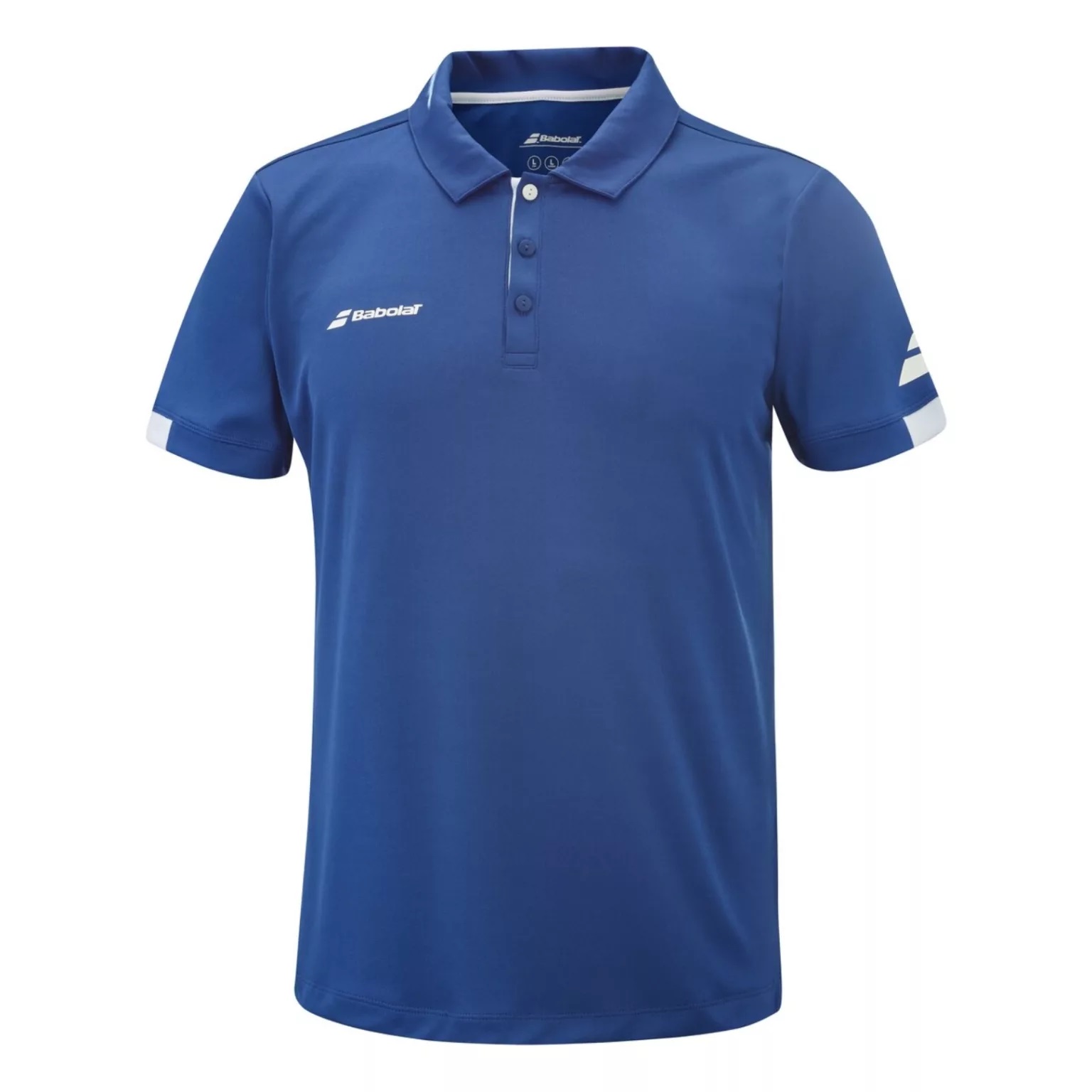 POLERA TENIS HOMBRE BABOLAT PLAY POLO AZUL PADEL - 1
