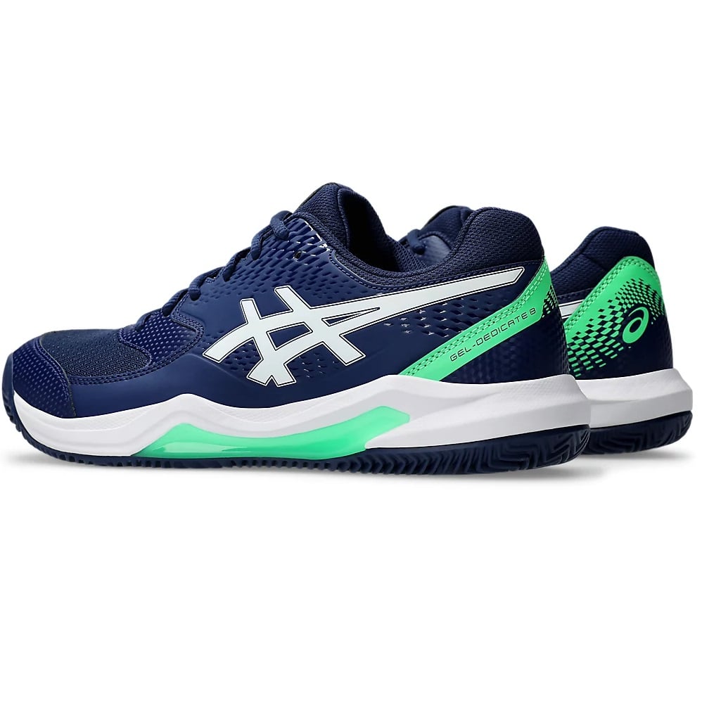 ZAPATILLA TENIS PADEL ASICS DEDICATE 8 AZUL GEL CLAY - 3