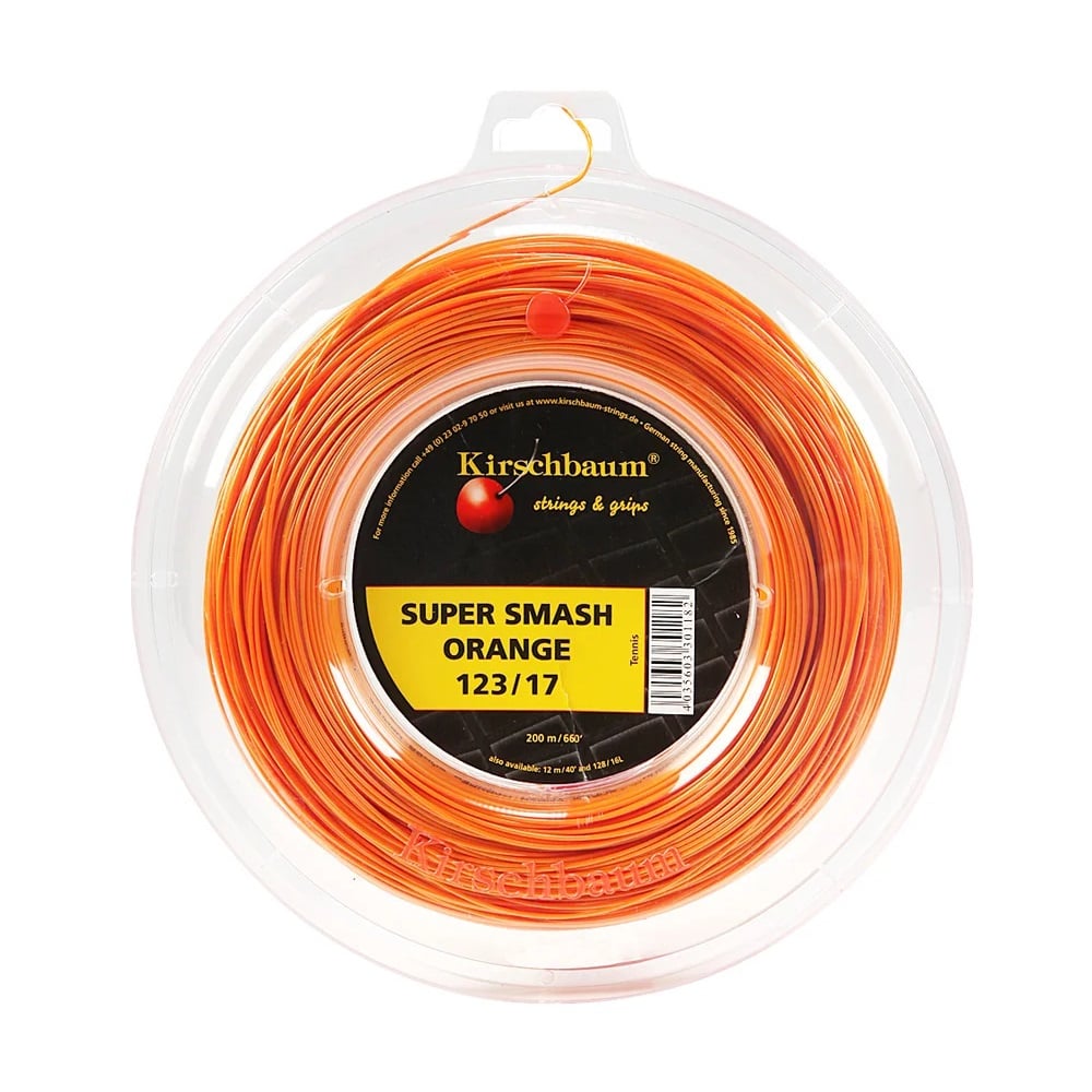 ROLLO DE CUERDA TOUR SPORTS SUPER SMASH KIRSCHBAUM ORANGE 1.23 200M - 1