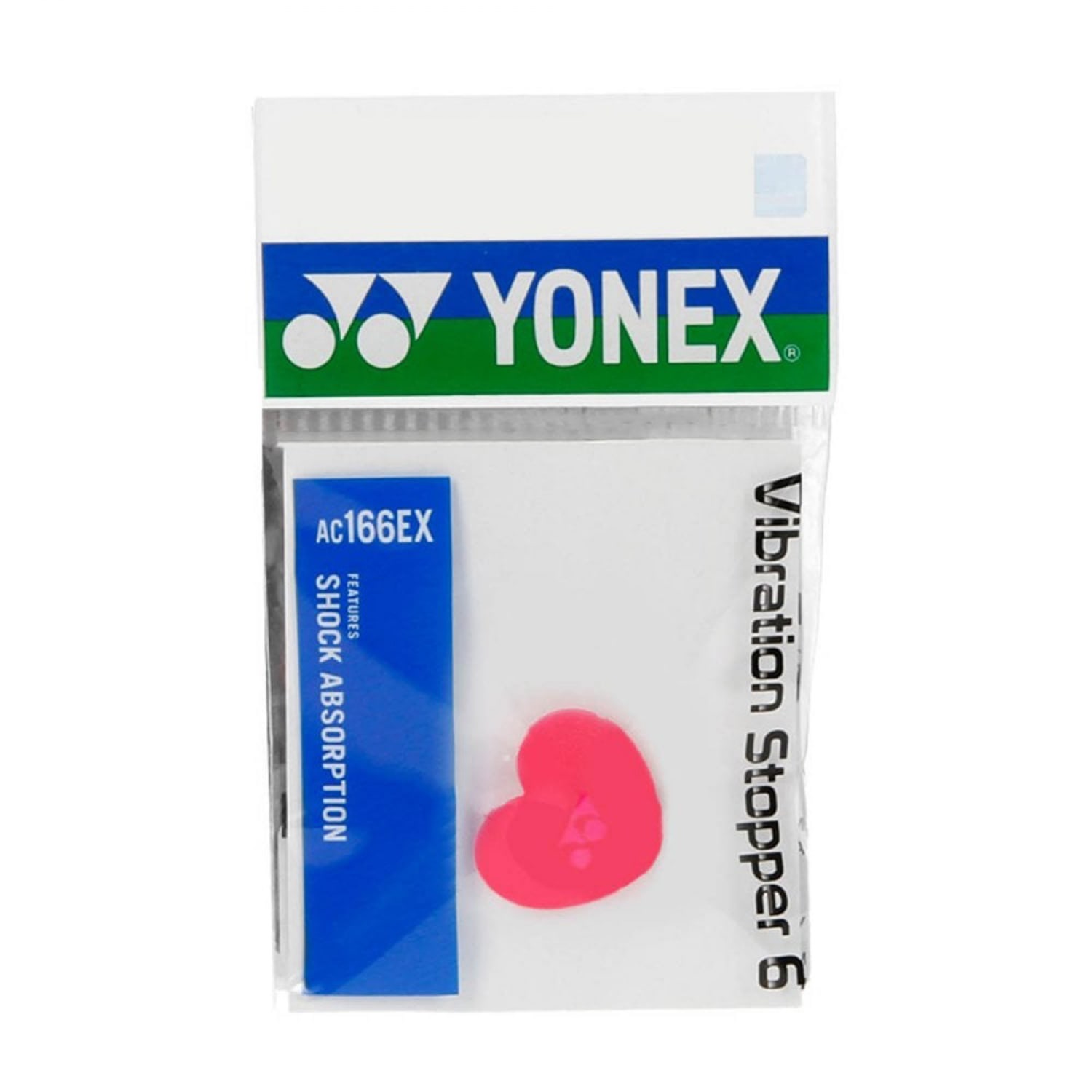 ANTIVIBRADOR YONEX STOPPER SILICONA 6 CORAZON ROSADO - 1