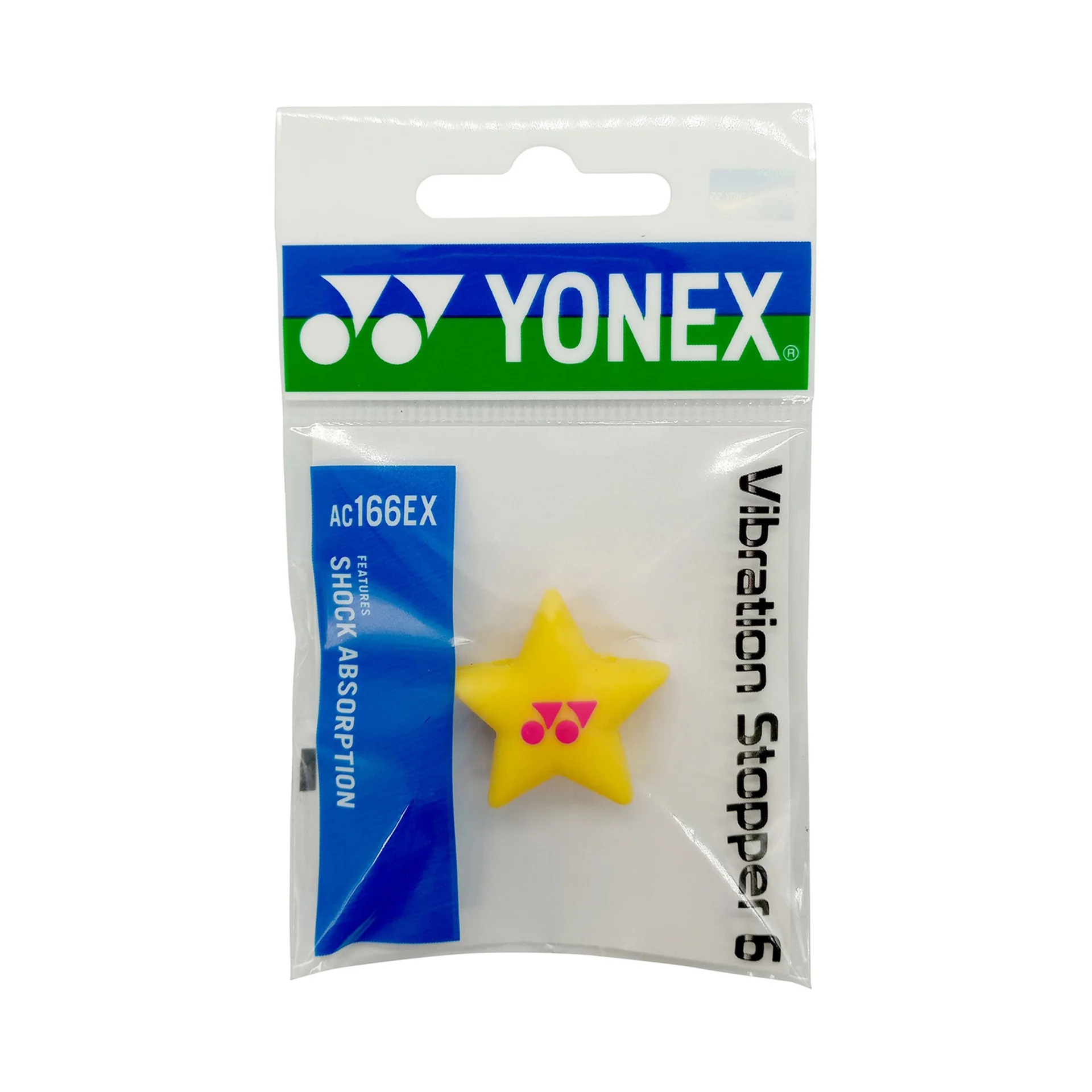 ANTIVIBRADOR YONEX STOPPER SILICONA 6 ESTRELLA AMARILLA - 1