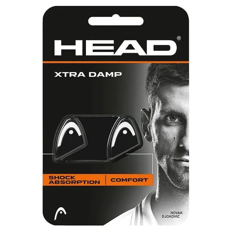 ANTIVIBRADOR TENIS HEAD XTRA DAMP NEGRO/BLANCO X2 - 1