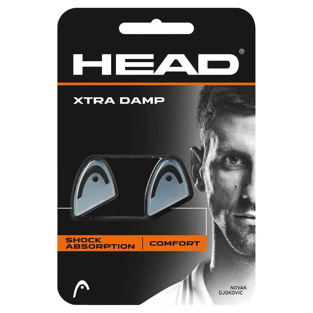 ANTIVIBRADOR TENIS HEAD XTRA DAMP NEGRO/BLANCO X2 - 2