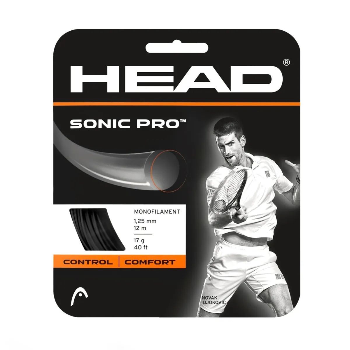 CUERDA HEAD SONIC PRO NEGRO 1.30 - 12M - 1
