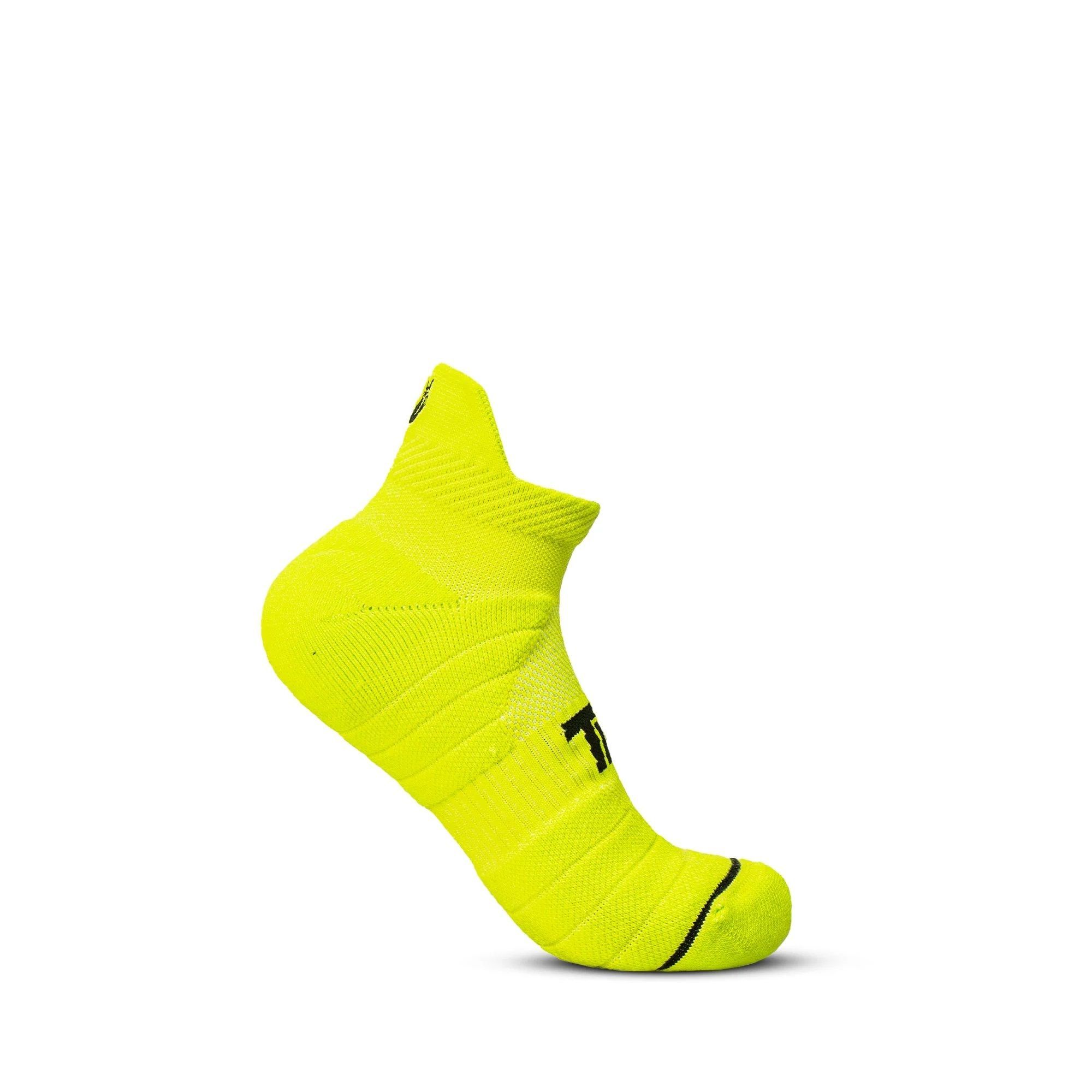 CALCETÍN TILKI TOBILLERO LEHINDE AMARILLO FLUOR TENIS PADEL - 1