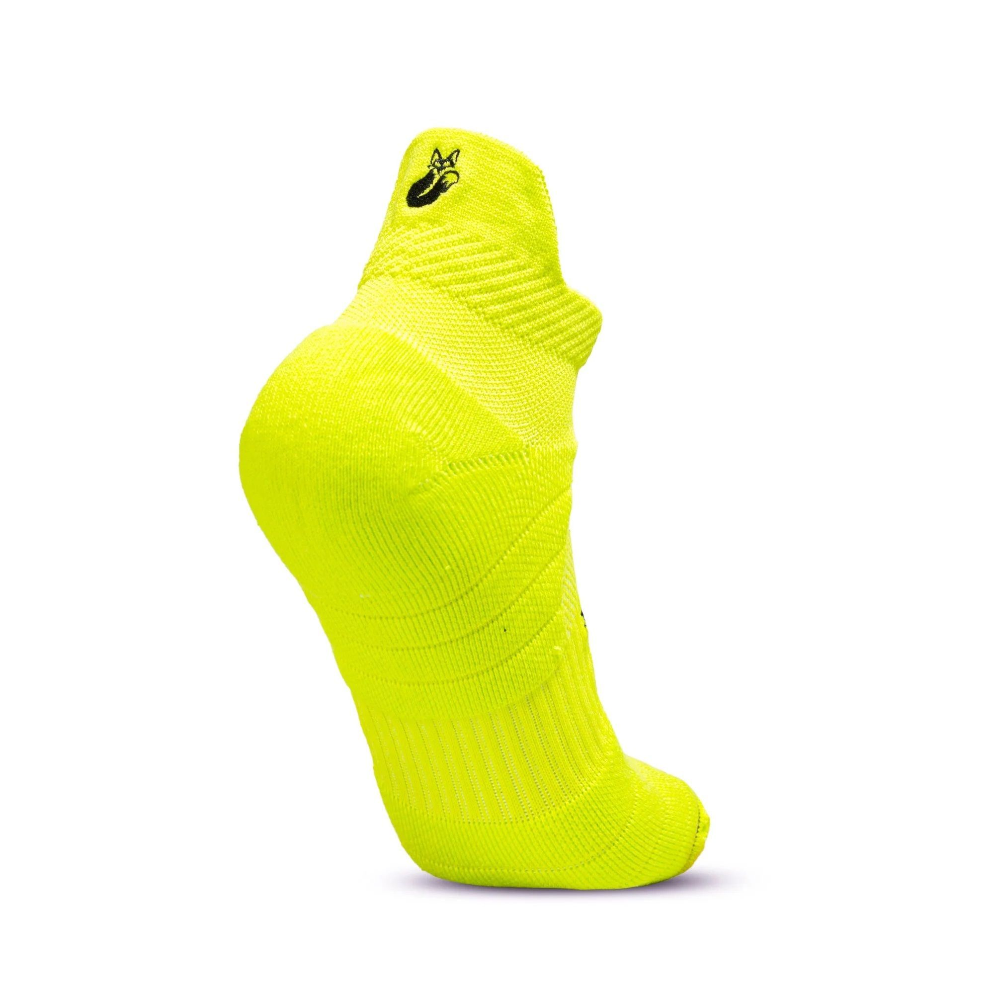 CALCETÍN TILKI TOBILLERO LEHINDE AMARILLO FLUOR TENIS PADEL - 2