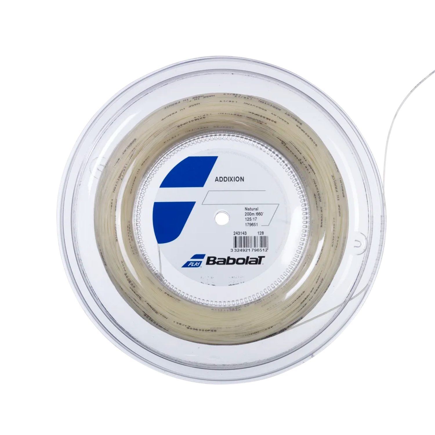 ROLLO DE CUERDA BABOLAT ADDIXION NATURAL 1.25 - 200M - 1