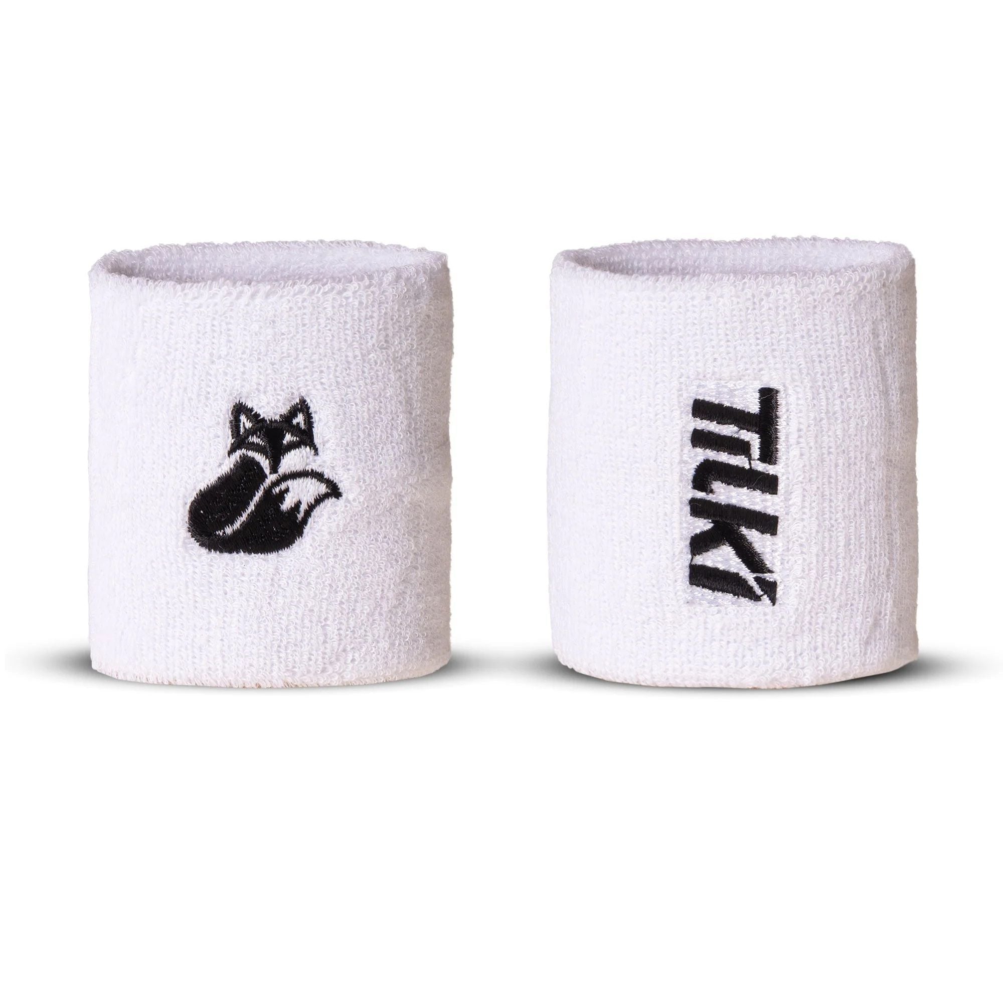 MUÑEQUERA TILKI CORTA TERRY LEHINDE BLANCA X2 TENIS PADEL - 1