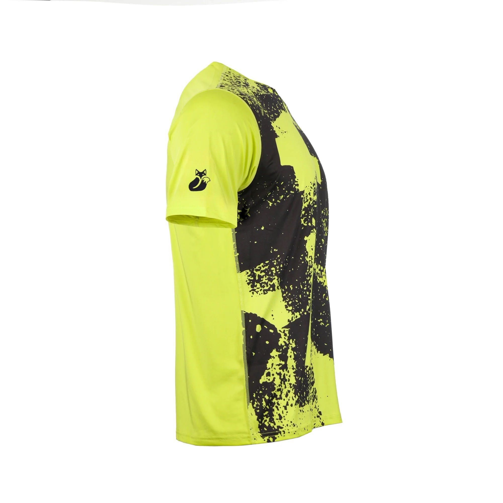 POLERA TILKI PRINT POLY TEMEL AMARILLO FLUOR TENIS PADEL - 2
