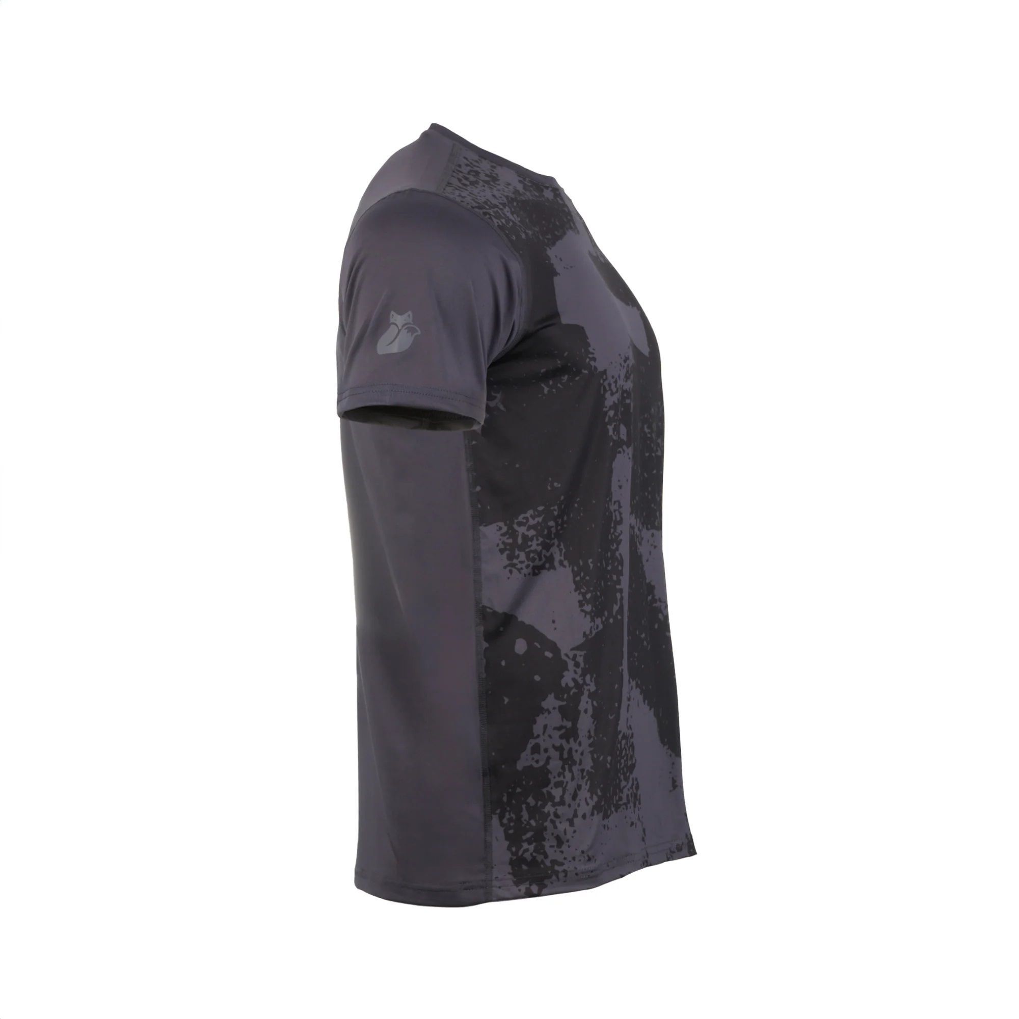 POLERA TILKI PRINT POLY TEMEL NEGRA TENIS PADEL - 2