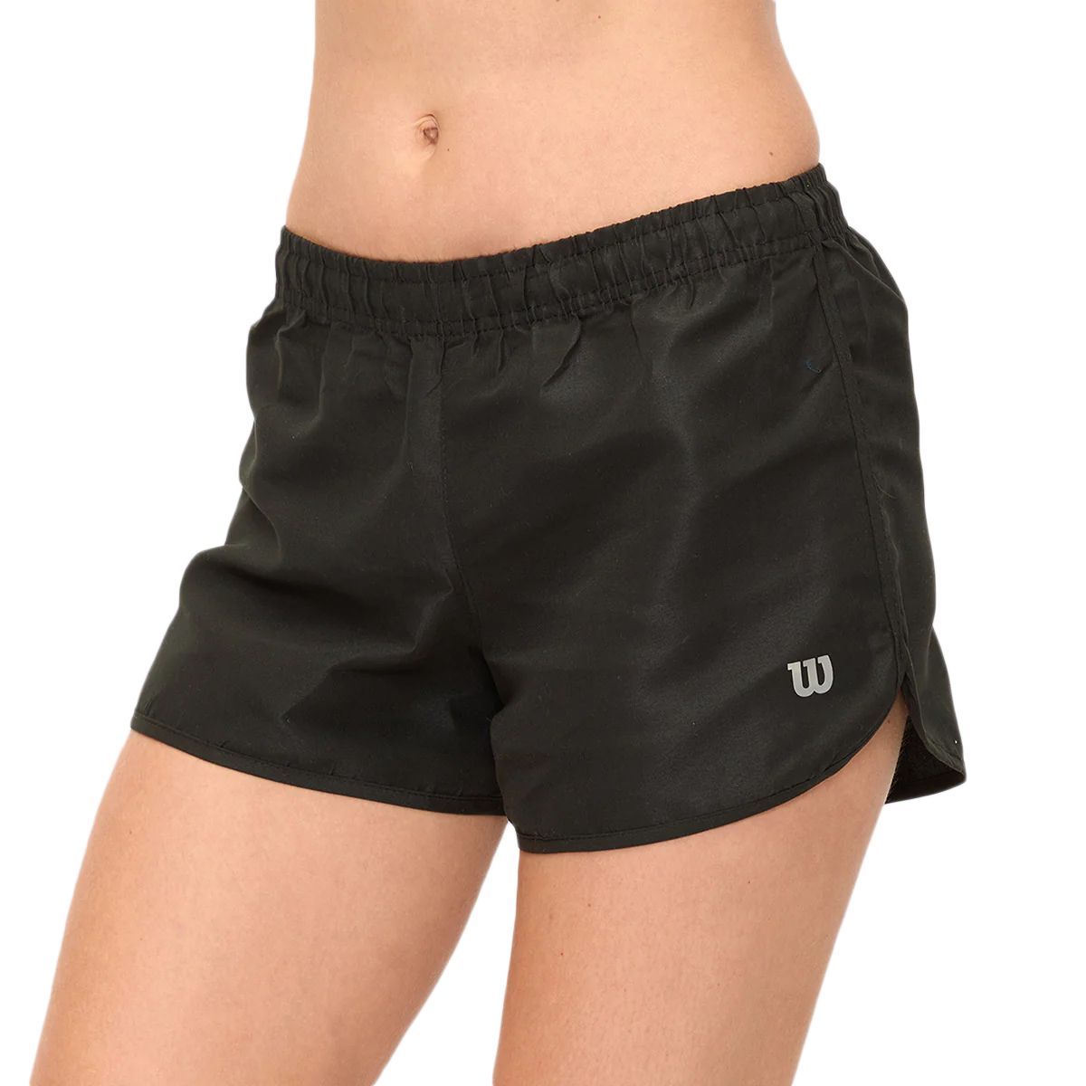 SHORT WILSON MICROFIBRA DAMA NEGRO TENIS PADEL - 1