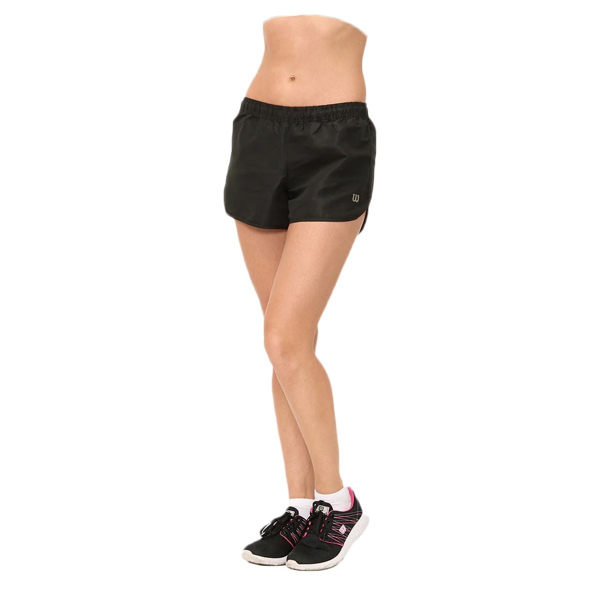 SHORT WILSON MICROFIBRA DAMA NEGRO TENIS PADEL - 2