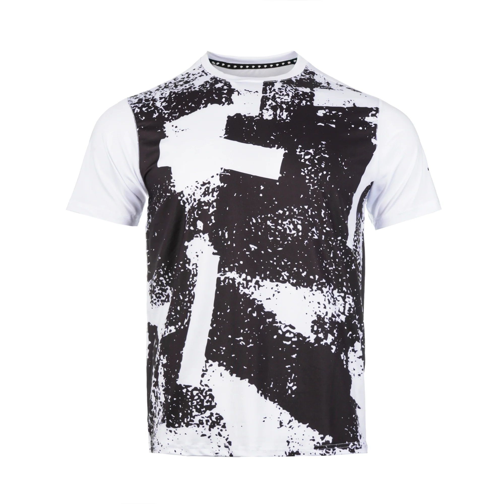 POLERA TILKI PRINT POLY TEMEL BLANCA TENIS PADEL - 1
